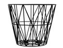 Wire Basket, Large (H 45 x Ø 60 cm), Black