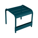 Petite table basse / Repose-pieds Luxembourg, Bleu acapulco
