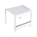 Petite table basse / Repose-pieds Luxembourg, Blanc coton