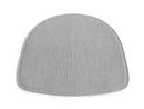 Coussin d'assise About A Chair , Pour AAC avec accoudoirs, Surface 120 - light grey