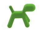 Puppy, Très grand (H 81 x L 61,5 x P 102 cm), Polyéthylène (adapté à une utilisation en extérieur), Vert mat (1360 C)