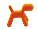 Puppy, Très grand (H 81 x L 61,5 x P 102 cm), Polyéthylène (adapté à une utilisation en extérieur), Orange mat (1001 C)