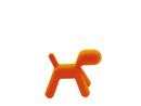 Puppy, Moyen (H 45 x L 34 x P 56,5 cm), Polyéthylène (adapté à une utilisation en extérieur), Orange mat (1001 C)