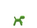 Puppy, Petit (H 34,5 x L 26 x P 42,5 cm), Polyéthylène (adapté à une utilisation en extérieur), Vert mat (1360 C)