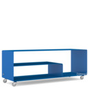 Sideboard R 111N, Monochrome, Bleu gentiane (RAL 5010), Roulettes industrielles