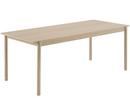 Linear Wood Table, L 200 x L 90 cm