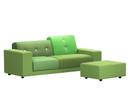 Polder Compact, Avec repose-pieds, Accotoir à gauche, Combinaison de tissus green