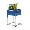 Table d'appoint USM Haller pour plantes Type 2, Bleu gentiane RAL 5010, 35 cm