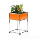 Table d'appoint USM Haller pour plantes Type 2, Orange pur RAL 2004, 35 cm