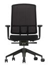 AM Chair, Noir, Nero, Avec accotoirs 2D, Piètement noir profond