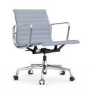 Aluminium Chair EA 117, Chromé, Hopsak, Bleu foncé / ivoire