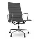 Aluminium Chair EA 119, Chromé, Hopsak, Gris foncé