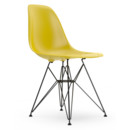 Eames Plastic Side Chair DSR, Moutarde, Sans rembourrage, Sans rembourrage, Version standard - 43 cm, Revêtement basic dark