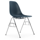 Eames Plastic Side Chair DSS, Bleu océan, Sans rembourrage, Sans rembourrage, Sans liaison de rangée (DSS-N)