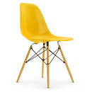 Eames Plastic Side Chair DSW, Sunlight, Sans rembourrage, Sans rembourrage, Version standard - 43 cm, Érable nuance de jaune