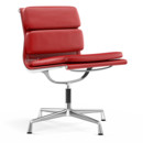 Soft Pad Chair EA 205, Chromé, Rouge