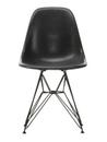 Eames Fiberglass Chair DSR, Eames elephant hide grey, Finition époxy basic dark lisse