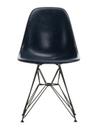 Eames Fiberglass Chair DSR, Eames navy blue, Finition époxy basic dark lisse