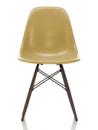 Eames Fiberglass Chair DSW, Eames ochre light, Érable foncé