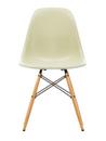 Eames Fiberglass Chair DSW, Eames parchment, Frêne tons miel