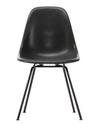 Eames Fiberglass Chair DSX, Eames elephant hide grey, Finition époxy basic dark lisse