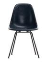 Eames Fiberglass Chair DSX, Eames navy blue, Finition époxy basic dark lisse