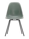Eames Fiberglass Chair DSX, Eames sea foam green, Finition époxy basic dark lisse