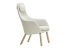 HAL Lounge Chair, Tissu Dumet ivoire mélange, Sans repose-pieds
