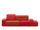 Polder Sofa, Accotoir à gauche, Combinaison de tissus red