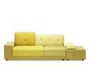 Polder Sofa, Accotoir à gauche, Combinaison de tissus golden yellow