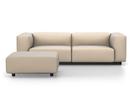 Soft Modular Sofa, Dumet mélange beige , Avec repose-pieds