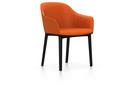 Softshell Chair avec piètement à 4 pieds, Basic dark, Plano, Orange