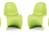 Vitra - Panton Chair dark lime lot promotionnel de 4